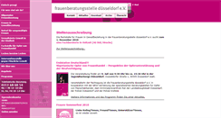 Desktop Screenshot of frauenberatungsstelle.de